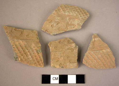 8 incised potsherds