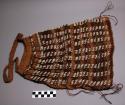 Bag made from pandanus root fiber, worn around neck - decorated with +