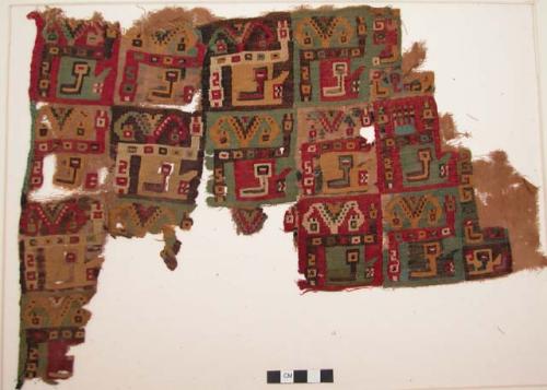 Fragment of decorated corner, probably of shawl