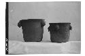 Lugged jars, coarse brown ware. From sub-stela caches. L-to-R, nos. 35-114 and 3