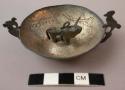 Silver sacrificial bowl (a pair with 30/4851)