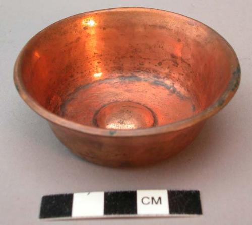 Copper tea cup