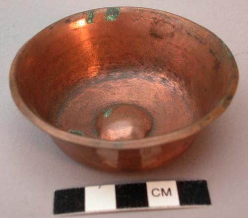 Copper tea cup