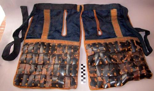 Set of Japanese armor: thigh guards