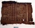Tunic fragment, double cloth