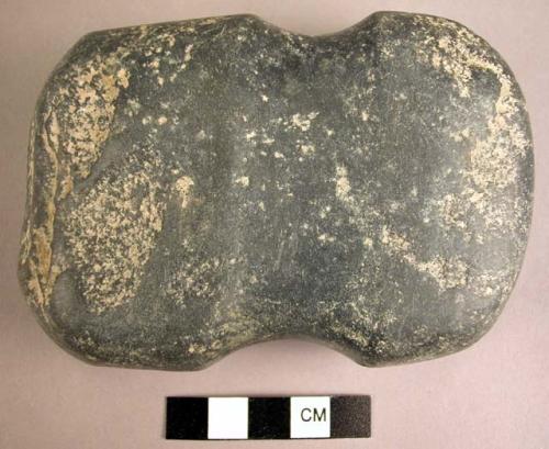 Grooved stone hammer