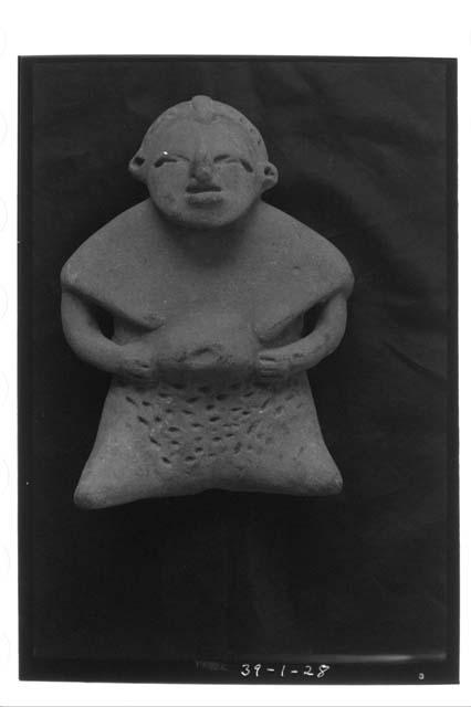 Human effigy, clay (3 negs)