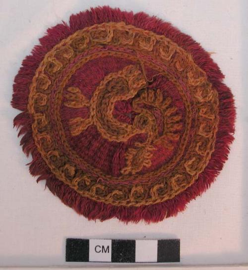 Applique, circular, embroidery