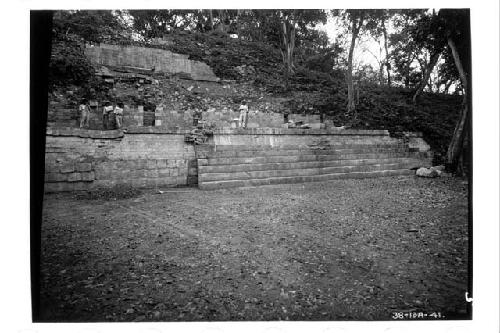 Reviewing stand and terrace, south side of Temple 11