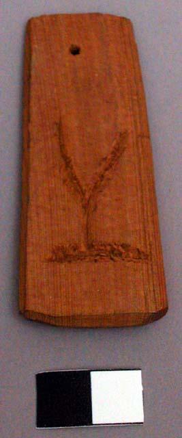 Inscription on wood