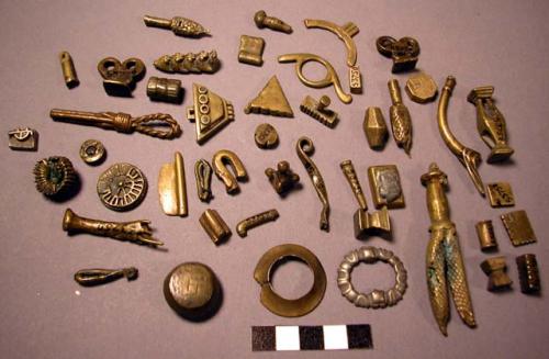 Cast brass or bronze miscellaneous objects