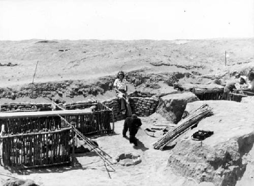 Lothrop Pachacamac excavation