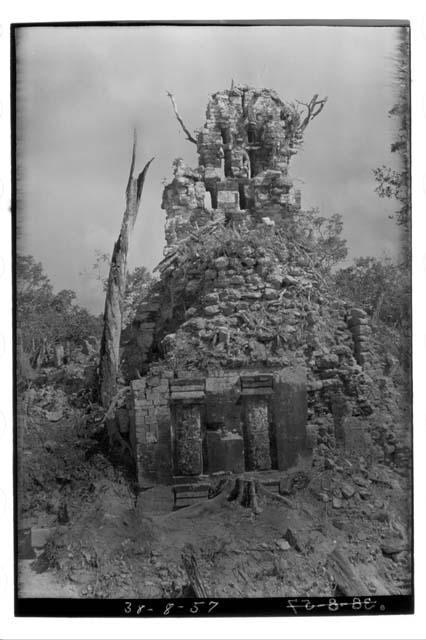 View of eastern half of the south side of Building #1