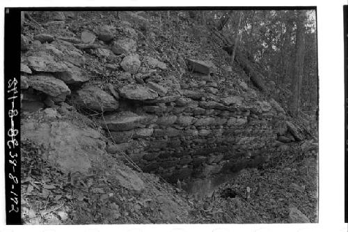 Building 9, North vault soffit of lower central chamber.