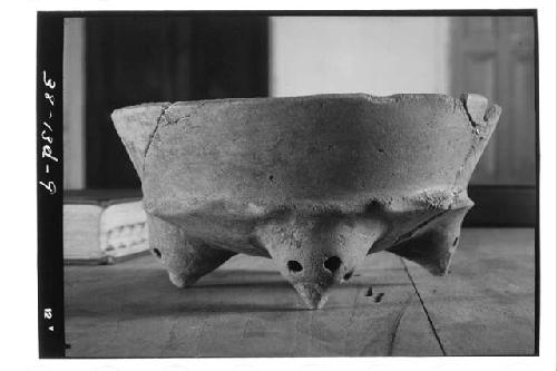 Orange ware vessel found under Stela C in 1935.