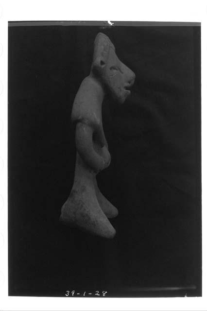 Human effigy, clay (3 negs)