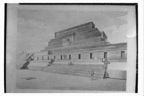 Drawing of Reviewing Stand and Temple 11