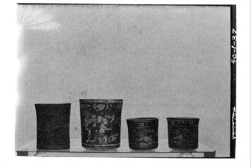 Pottery vases.  SAA-126, Tomb III, Str. 24, Ht. 14.5 cm.  SAA 196.