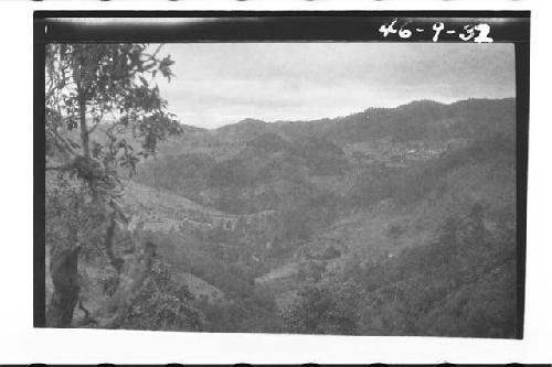 View looking East showing Enviroment of the Ruins