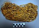 Necklace of yellow bamboo sections (butnoak)
