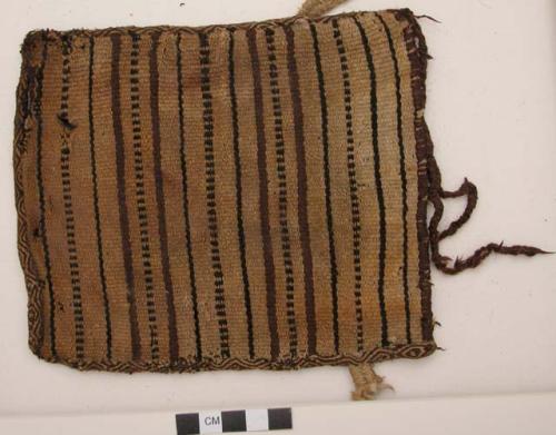 Bag, warp-patterned