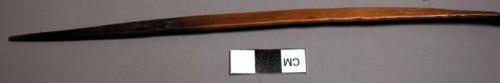 Cassowary bone dagger - used mostly in killing lice (cf. 39-17-70/1239)+