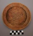 Wooden plate, no longer used