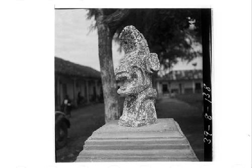 In plaza at Tuxtla Chico, Chiapas