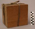 Large wooden box with cover
