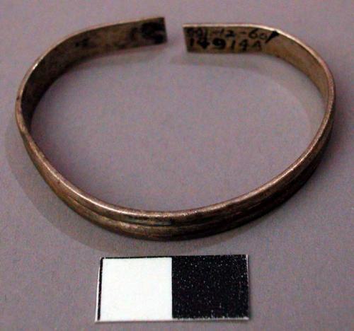 Four Silver Arm Rings, Incised