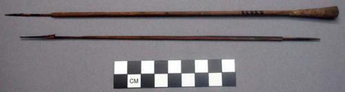 Poisoned arrows for dyak blow gun 99-12-70/53378 and quiver 99-12-70/53276