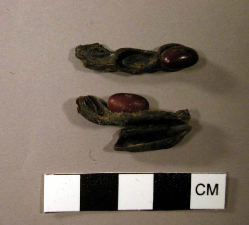 Seeds with pod fragments