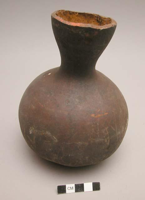 Gourd in which seed rice is kept
