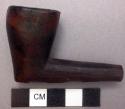 Wooden pipe bow; no stem, length: 6.3 cm.
