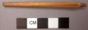 Wooden pipe stem, length: 7.8 cm.