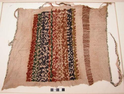 Textile, plainweave, fragment