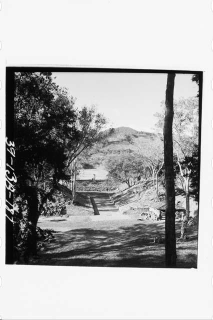 Overview of ball court