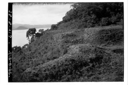 Mounds on Island of Agaltepec