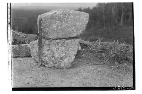 Vault stones Structure B1.