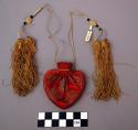 Small pouch with tassels