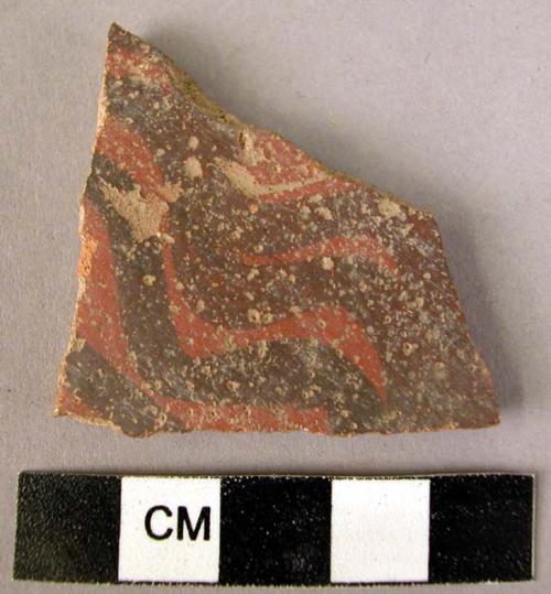 Potsherd - black on red (B3)