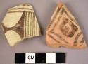 2 Quetta ware potsherds