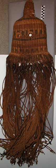 Circumcision mask made of woven rope