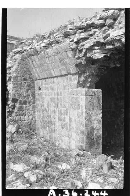 W. Buried Bldg., N. doorjamb, center inner room