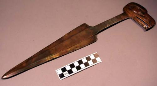 Dagger made of copper