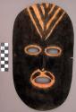 Painted wooden mask - made for some minor celebration (katuping)