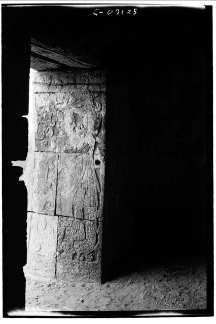 Castillo - N. jamb of W. Doorway