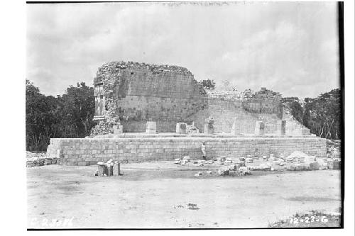 Ball Court -- The South Temple, closer