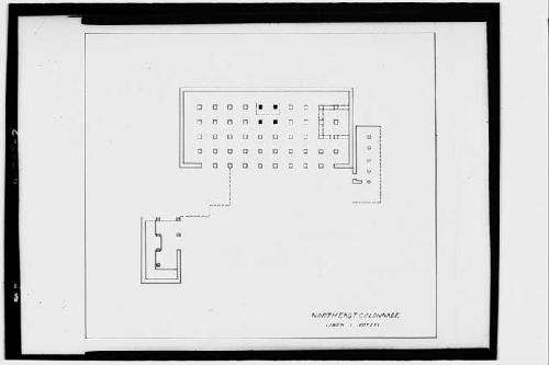 Plan of Northeast Colonnade