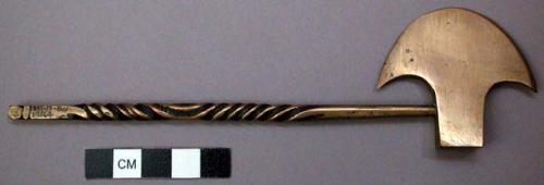 Miniature Metal (Brass) Axe